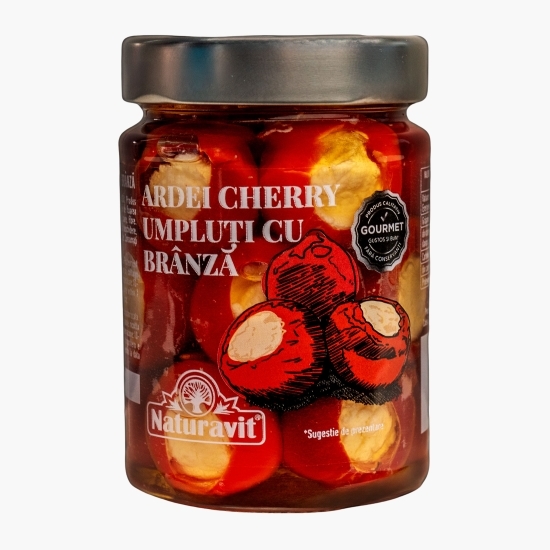 Ardei iuți cherry umpluți cu brânză 270g