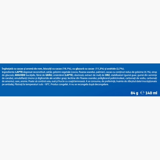Înghețată sandwich Autentic Rom 140ml (84g)