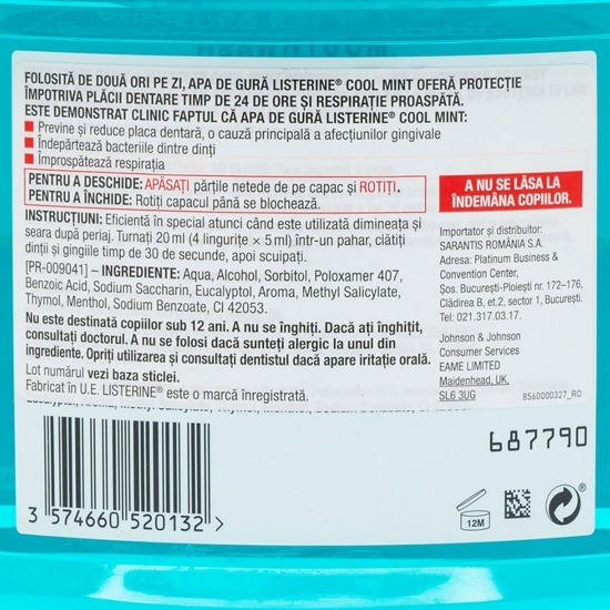 Apă de gură Cool Mint 1000ml