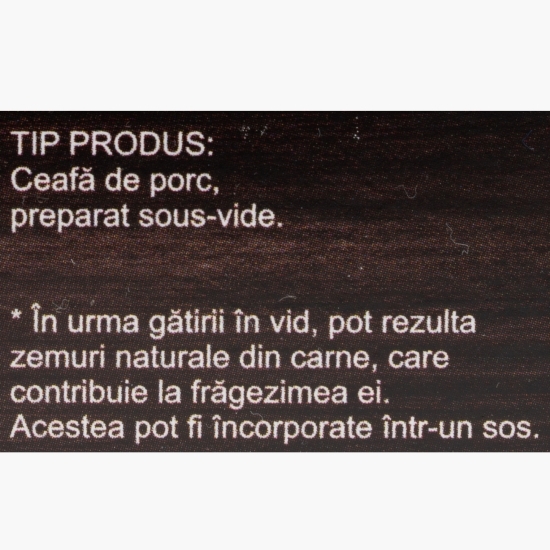 Ceafă de porc gătită lent 650g