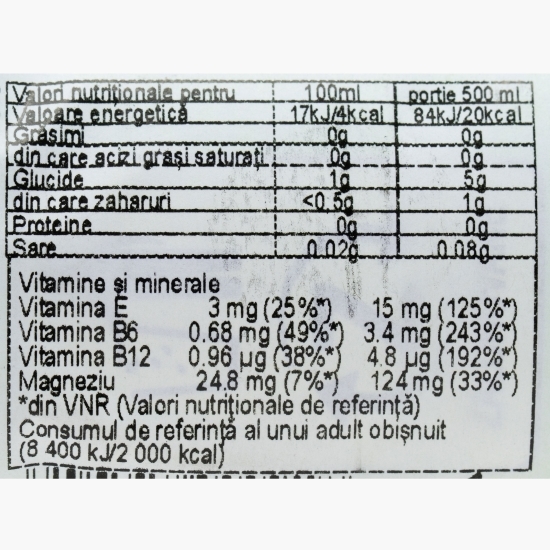 Băutură rehidratare cu aromă de lămâie și lime 0.5l