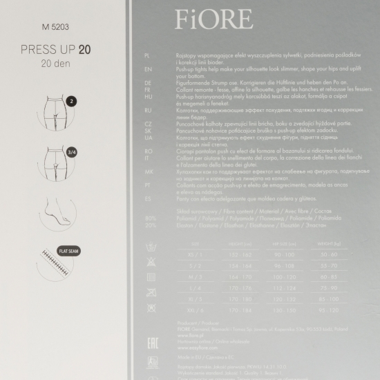 Ciorap modelator Press Up Medica 20den Negru no. 4