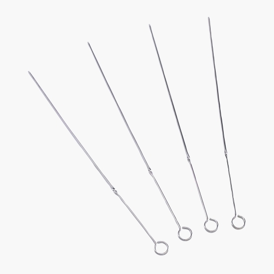 Set 4 țepușe INOX SS430, 38 cm