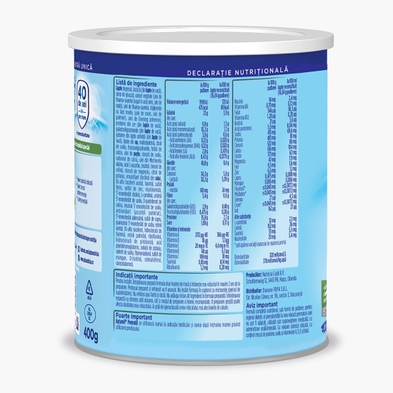Lapte praf Prematil pentru prematuri, Nutricia, 400g