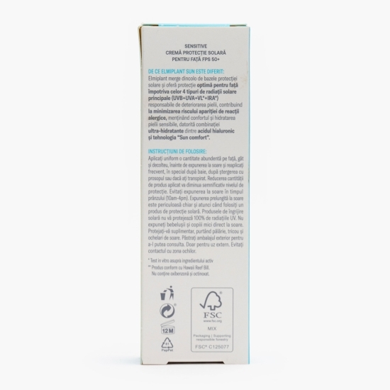 Cremă Protecție Solară pentru față SPF50+, 50ml