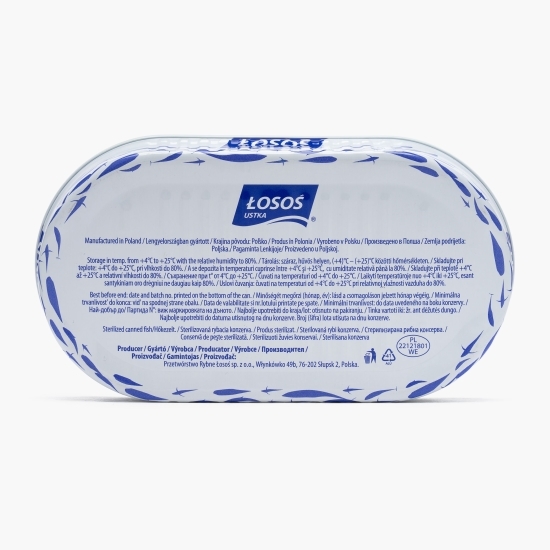 Hering file în sos picant de tomate, 170g