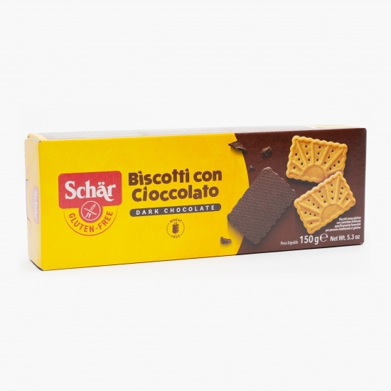 Biscuiți cu ciocolată fără gluten 150g 