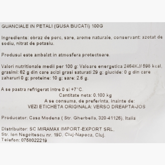 Guanciale feliuțe 100g