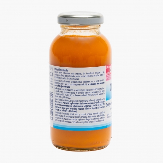 Soluție rehidratare orală morcovi și mucilagiu de orez, +6 luni, 200 ml