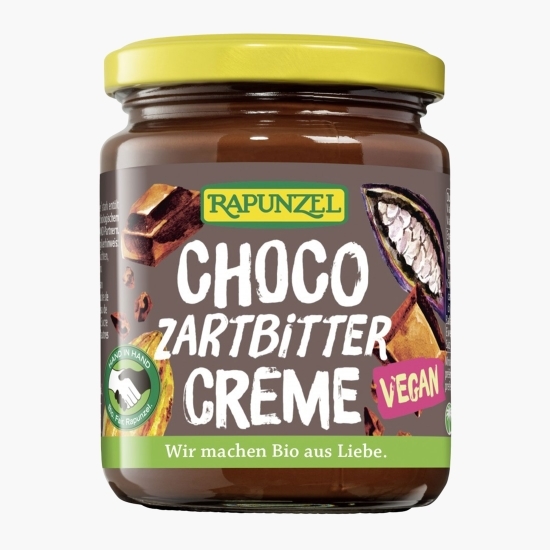 Cremă de ciocolată amăruie eco vegană, 250g