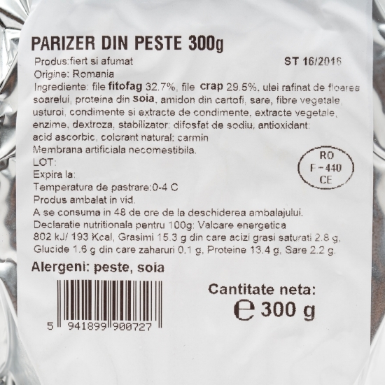 Parizer din pește 300g