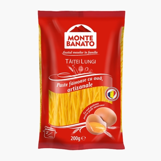 Paste făinoase cu ouă, artizanale, tăiței lungi 200g