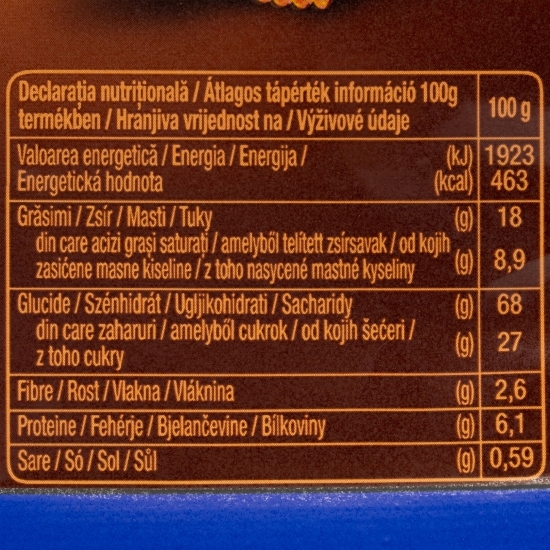 Biscuiți vanilie cu cremă cacao 61g