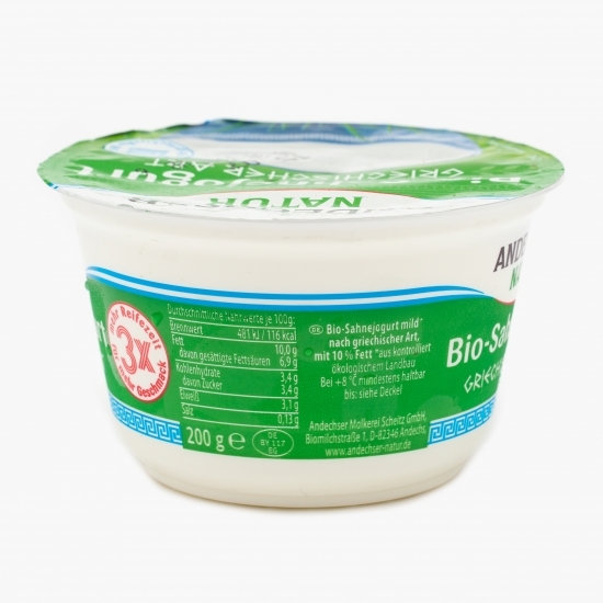 Iaurt eco în stil grecesc 10% grăsime 200g