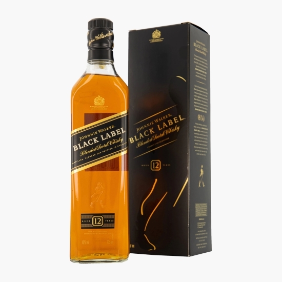 Blended Whisky Black Label 12 YO, 40%, Scotland, 1l + cutie
