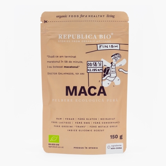 Maca, pulbere ecologică pură, 150g