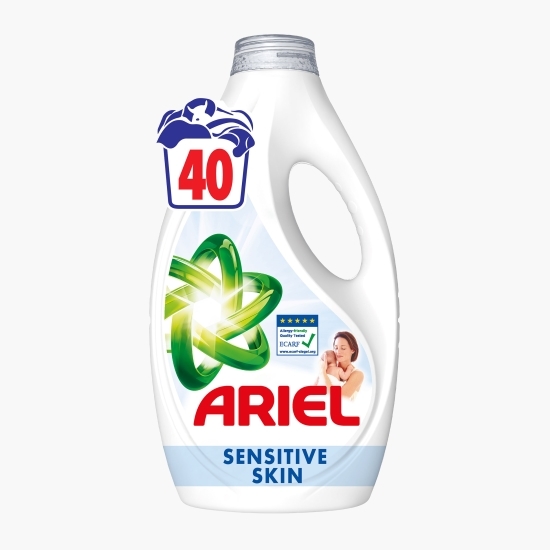 Detergent de rufe lichid Sensitive Skin, 40 spălări, 1.8l