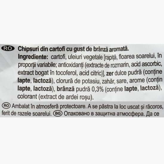 Chipsuri din cartofi cu brânză aromată 125g
