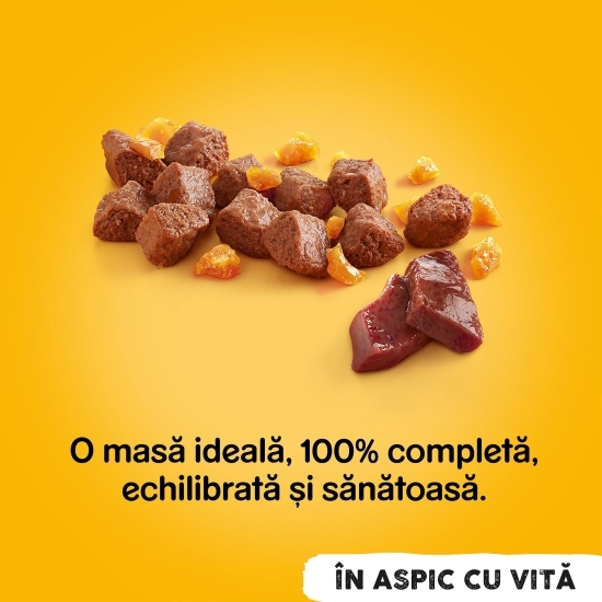  Hrană umedă pentru câini adulți, 400g, cu vită în aspic