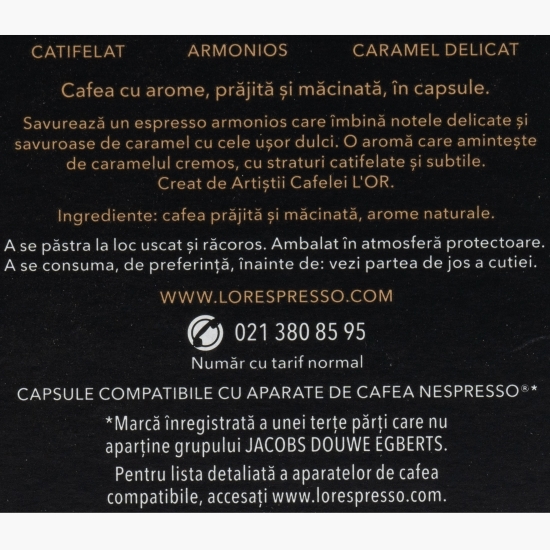 Espresso Caramel, 10 băuturi, 52g, capsule cafea 
