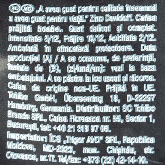 Cafea prăjită boabe Crema Intense 1kg