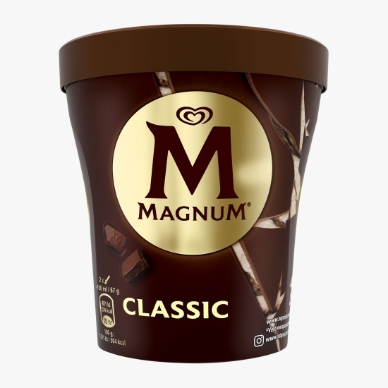Înghețată Classic cu vanilie și ciocolată cu lapte, 440ml