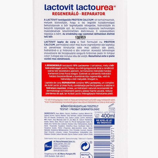Lapte de corp pentru piele foarte uscată 400ml