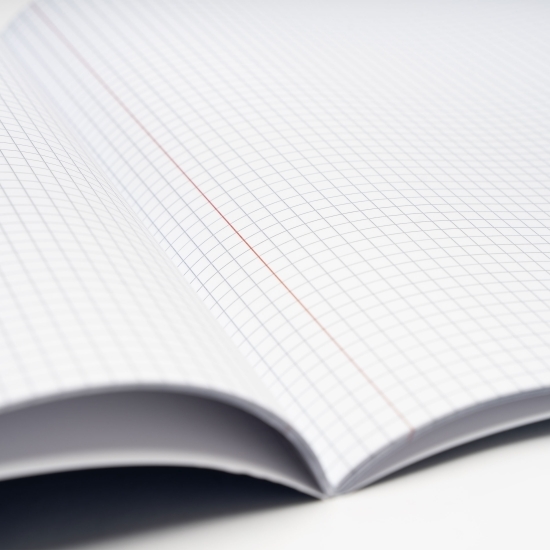 Caiet matematică School, A4, capsat, 40 file, 60 g/mp, diverse culori