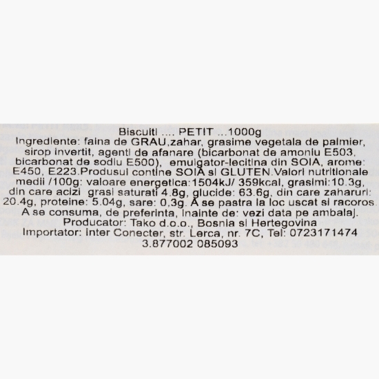 Biscuiți Petit Beurre 1000g