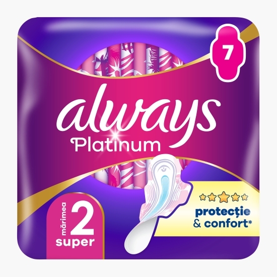 Absorbante Platinum Super, 7 buc