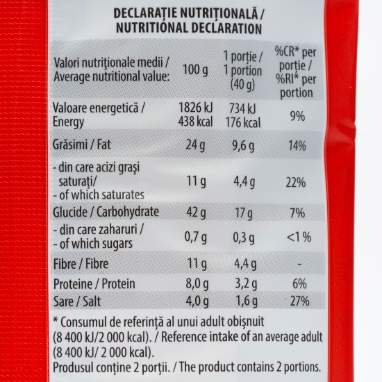 Popcorn cu aromă de chili pentru cuptorul cu microunde 80g