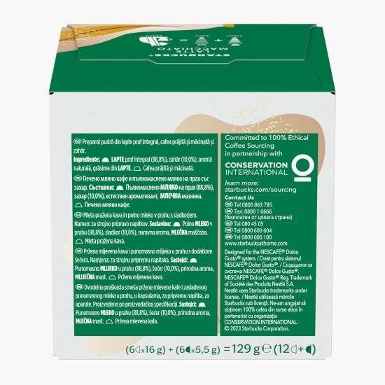 Latte Macchiato, 6 băuturi, 129g, capsule cafea
