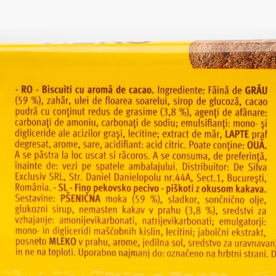 Biscuiți cu aromă de cacao 200g