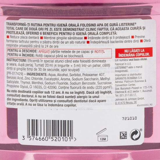 Apă de gură Total Care 1l