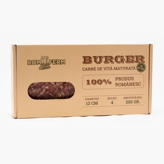Hamburgeri cu carne de vită maturată 30 zile 4x200g