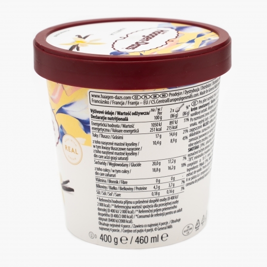 Înghețată de vanilie, 460ml (400g)