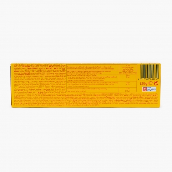 Biscuiți cu unt, cu glazură de ciocolată amăruie 125g