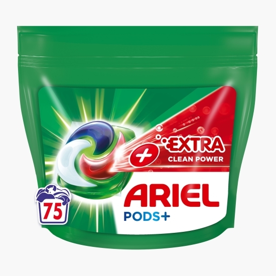 Detergent de rufe capsule All in One Pods +Extra Clean Power, 75 spălări