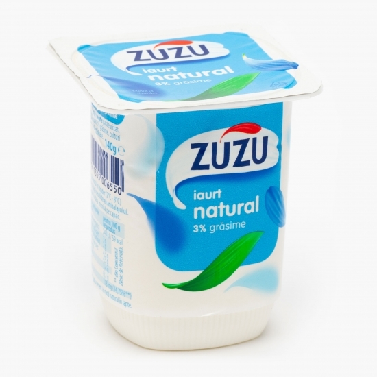 Iaurt natural 3% grăsime 140g