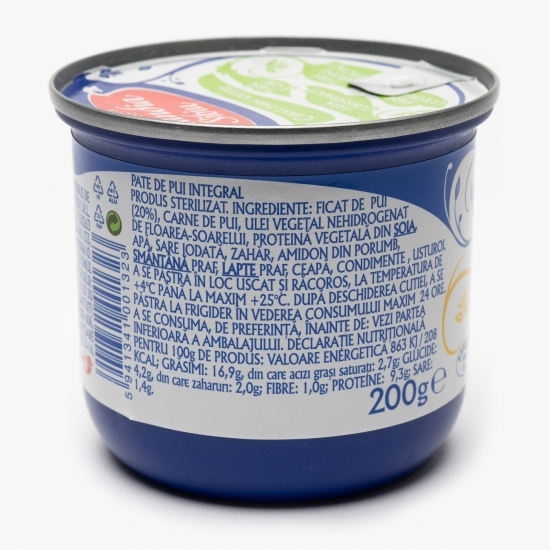 Pate de pui integral 200g