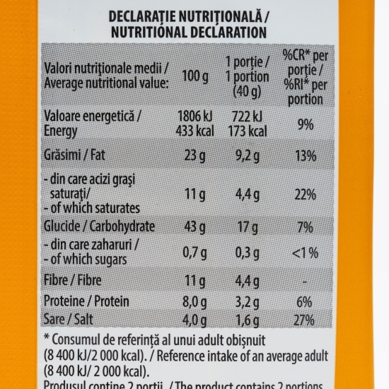 Popcorn cu cașcaval pentru cuptorul cu microunde 80g