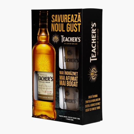 Blended Scotch Whisky 40%, 0.7l + 2 pahare