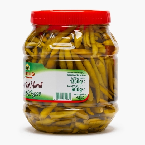 Ardei iuți murați, 600g