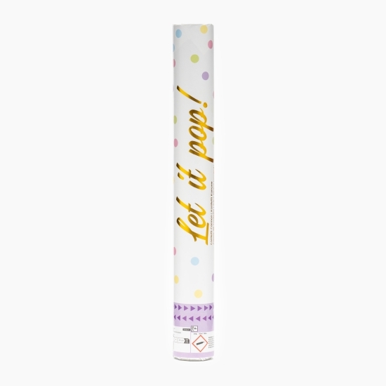 Tun confeti multicolore, 40cm