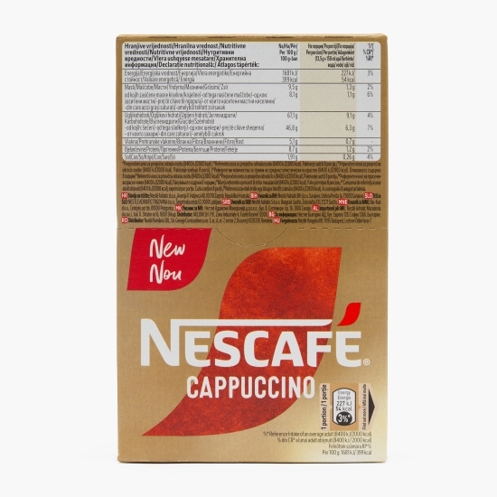Cappuccino plicuri 8x13.5g, mix de cafea instant 