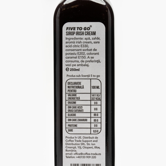 Sirop cafea Irish Cream 0.25l