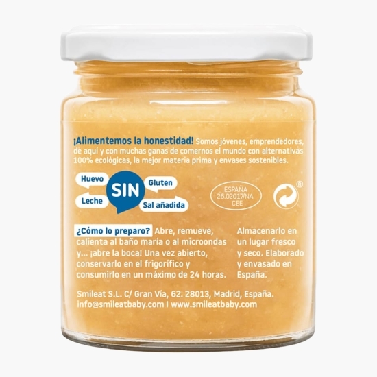 Piure eco de legume cu merluciu și ulei măsline +6 luni, 230g