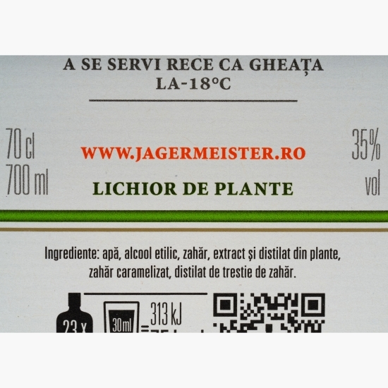 Lichior de plante, 35% alc., 0.7l + 2 pahare