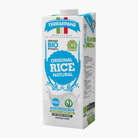 Băutură vegetală eco din orez (fără zahăr) 1l