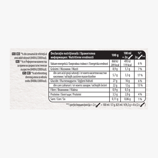 Înghețată fistic 825ml (474.5g)